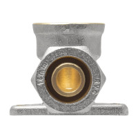 Угольник водорозетка с креплением 16х1/2" ц/г Rvc RC 00695