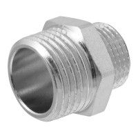 Ниппель - переходник бочонок 1/2" х 3/8" н/н MPF ИС.072172