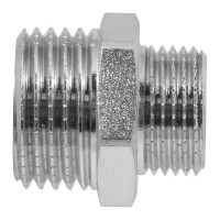 Ниппель - переходник бочонок 1/2" х 3/8" н/н MPF ИС.072172