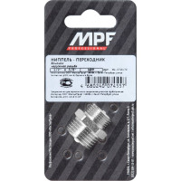 Ниппель - переходник бочонок 1/2" х 3/8" н/н MPF ИС.072172