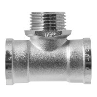 Тройник 1/2" в/н/в с ограничителем MPF ИС.072225