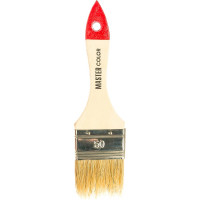 Флейцевая кисть, натуральная щетина, 55% топс, лакированная ручка, ширина 50мм МASTER COLOR 30-0013