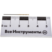 Сверло по металлу Профоснастка 0,8 мм HSS M2 TIN/135 DIN 338, 10 шт., №333 30202013