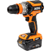 Бесщеточная аккумуляторная дрель-шуруповерт AEG BSB18CBLLI502C 4935459396