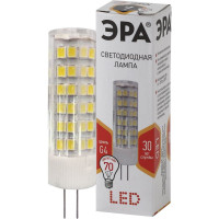 Светодиодная лампа ЭРА LED smd JC-7w-220V-corn, ceramics-827-G4 Б0027859