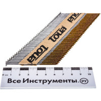 Гвоздь по дереву (2,87х63 мм, 3000шт) рифленый TOUA 28763RIBrt