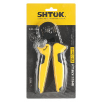 Пресс-клещи для опрессовки втулочных наконечников 0.25-10 мм2 SHTOK ПК-10вт-6 03212