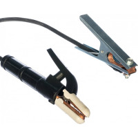 Комплект кабелей для сварки КГ1-16 3+3 м, в сборе с ДС-300 и ЗМС-300, вилка 10-25 Калибр 00000064967