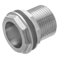 Штуцер MPF врезка в бак (емкость) с прокладкой 1" латунь MPF ИС.071268