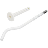 Кронштейн для радиатора отопления MasterProf с дюбелем 7 х 180 мм круглый, MP-У ИС.030110