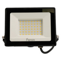 Светодиодный прожектор FERON LL-921 2835 SMD 50W 4000K IP65 AC220V/50Hz, черный 29497