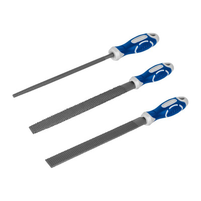 Набор рашпилей КОБАЛЬТ № 2, 200 мм, 3 шт 247-828