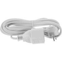 Сетевой одноместный удлинитель, с з/к, 250В, 16А, 5м LUX У-161-05 4606400419716