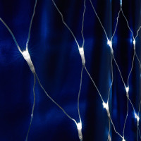 Светодиодная гирлянда FERON CL30 сеть 2х2м + 3м 230V белый c питанием от сети, прозрачный шнур, 26748