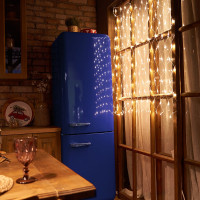 Светодиодная гирлянда FERON CL30 сеть 2х2м + 3м 230V белый c питанием от сети, прозрачный шнур, 26748