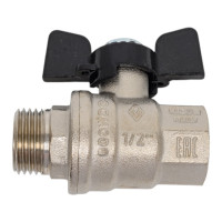 Шаровой кран Bugatti OREGON 1/2" в/н бант 3070060 ИС.081014