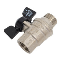 Шаровой кран Bugatti OREGON 1/2" в/н бант 3070060 ИС.081014