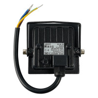 Светодиодный прожектор SAFFIT SFL90-10 2835SMD, 10W 4000K AC220V/50Hz IP65, черный в компактном корпусе 55074
