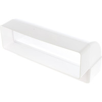 Колено вертикальное пластик 90, 60х204 мм ERA 620КВП 210-025