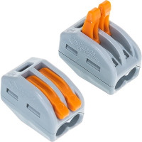 Соединительная клемма WAGO 2-х проводная 222-412 20 шт. 2530