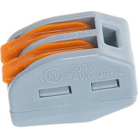 Соединительная клемма WAGO 2-х проводная 222-412 20 шт. 2530