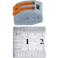 Соединительная клемма WAGO 2-х проводная 222-412 20 шт. 2530