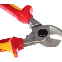 Ножницы для резки кабелей со страховочным креплением 165 мм KNIPEX KN-9516165T