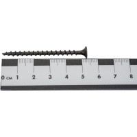 Саморез по дереву VIPКрепеж черный 3,5х55 к 45 шт 20118 VIPS