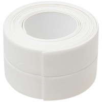 Бордюрная лента - герметик MasterProf 60 мм, 3.35 м, белая, блистер ИС.130815