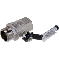 Шаровый кран Н/В Ду-25 /1" ручка черная Bugatti NEW JERSEY 9150005