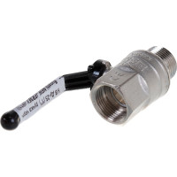 Шаровый кран Н/В Ду-25 /1" ручка черная Bugatti NEW JERSEY 9150005