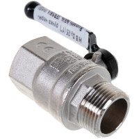 Шаровый кран Н/В Ду-25 /1" ручка черная Bugatti NEW JERSEY 9150005