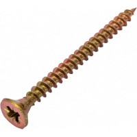 Шуруп, жёлтый цинк Крепежная техника 4,0х45 500шт 431346 БК