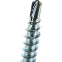 Кровельный саморез, синий Крепежная техника 4,8х35 RAL 5005 250шт 420380 БК