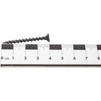 Саморез Качественный Крепеж 3,5х41 потай, крупная резьба, оксид 130 шт 0200365 КЧ