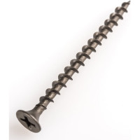 Саморез Качественный Крепеж 3,5х51 потай, крупная резьба, оксид 100 шт 0200369 КЧ