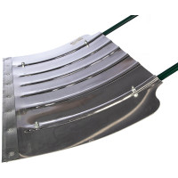 Движок для уборки снега (формованный, алюминиевый, толщина полотна 1,5 мм, 750х420х1250 мм) FIT РОС 68134