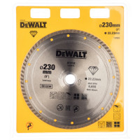 Диск алмазный отрезной Turbo (230х22.2 мм) для УШМ DEWALT DT 3732
