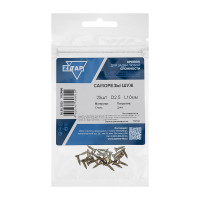 Саморез ШУж 2,5х10 потайная головка 25 шт, пакет Zitar 102466