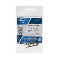 Саморез ШУж 4,0х30 потайная головка 17 шт, пакет Zitar 102491