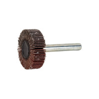 Валик лепестковый со шпинделем (30x10x6 мм; P120) GLOB ЛВШ30x10x6P120