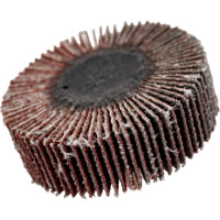 Валик лепестковый со шпинделем (30x10x6 мм; P120) GLOB ЛВШ30x10x6P120