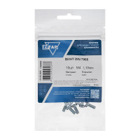 Винт DIN7985 с полукруглой головкой оцинкованный М4x10 10 шт Zitar 103009