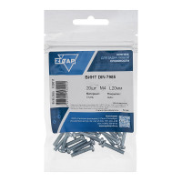 Винт DIN7985 с полукруглой головкой оцинкованный М4x20 20 шт Zitar 103011