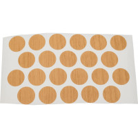 Заглушка самоклейка Tech-Krep 14 мм клен 20 шт - пакет 109113