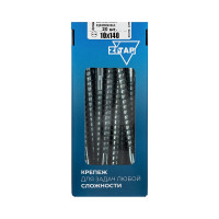 Сантехнический болт DIN 571, оцинкованный, 10x140 мм, 20 шт. в коробке с окном Zitar 126563