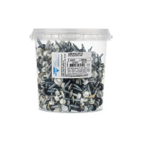 Саморез КР со сверлом 4,8x28 мм RAL-9003 ярко-белый, 300 шт в ведре Zitar 127872