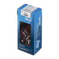 Саморез КР со сверлом 4,8x35 мм RAL-3011 темно-красный, 60 шт в коробке с окном Zitar 112032