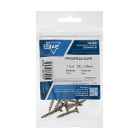 Саморез ШУж с потайной головкой 5,0x30 мм, 12 шт., пакет Zitar 102508