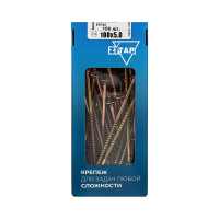 Универсальные саморезы, желтые, 100x5,0 мм, 100 шт., коробка с окном Zitar 102268